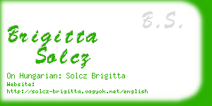 brigitta solcz business card